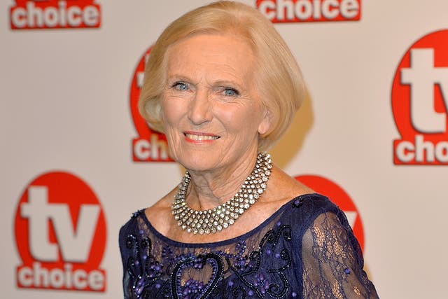 Mary Berry has brushed off the Danny Dyer 'ear licking' incident