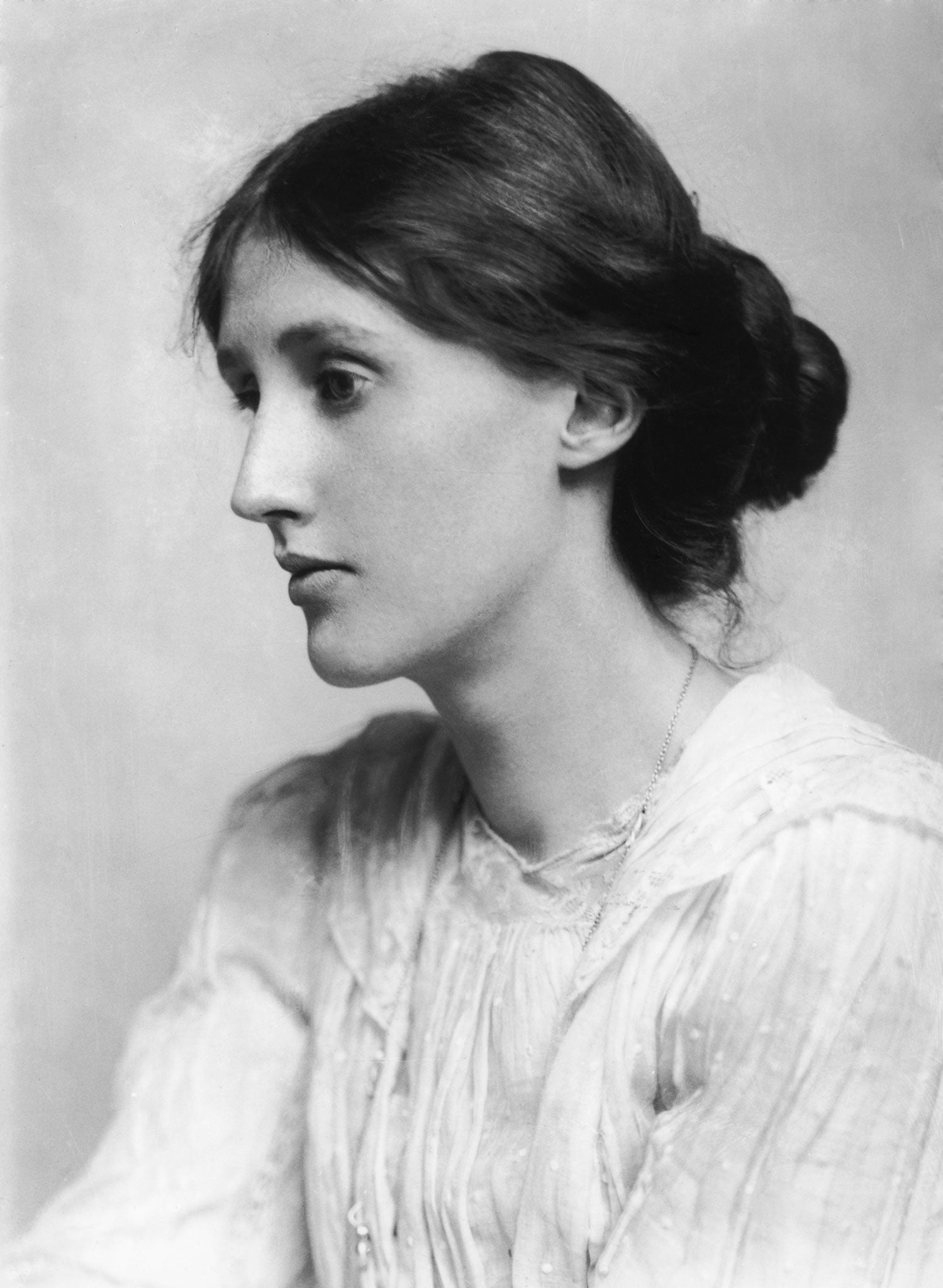 Great intellect at work: Author Virginia Woolf