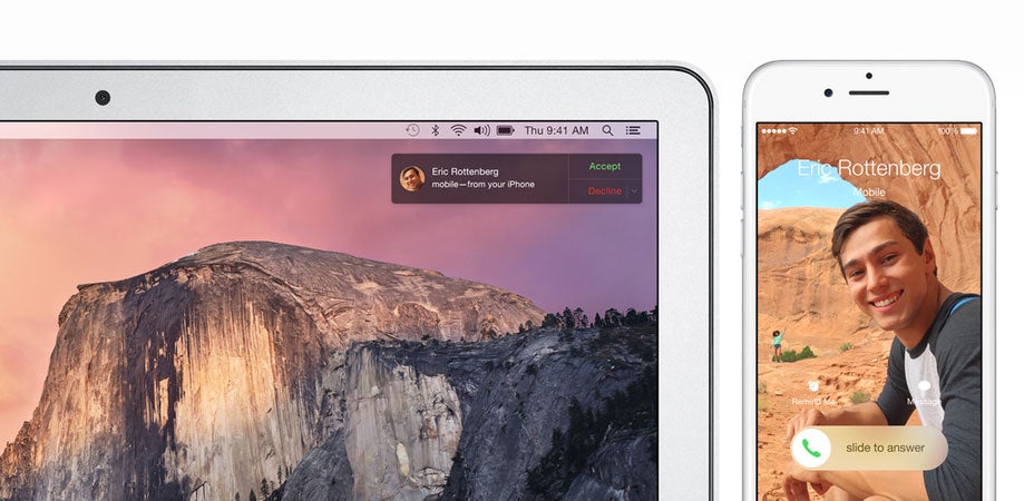 Continuity allows you to place calls on your Mac with your iPhone.