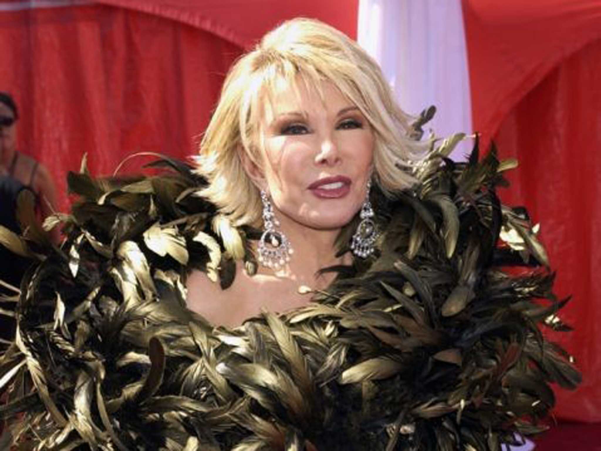 Joan Rivers arrives at the 55th Annual Primetime Emmy Awards in 2003