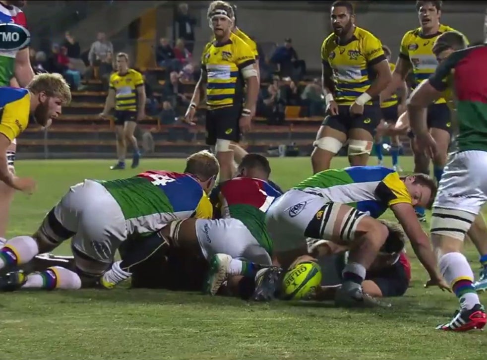 Video Australian Rugby Player Scores First Ever Own Try After Referee Horror Show The Independent The Independent