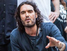 Russell Brand threatened with arrest outside Fox News HQ