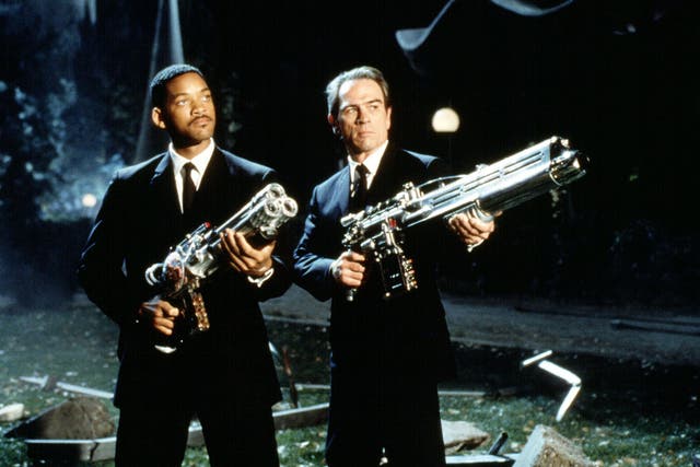 Good guys: Men in Black became the title of a movie in 1997, when Will Smith and Tommy Lee Jones linked up, armed with enormous guns and memory-obliterating wands