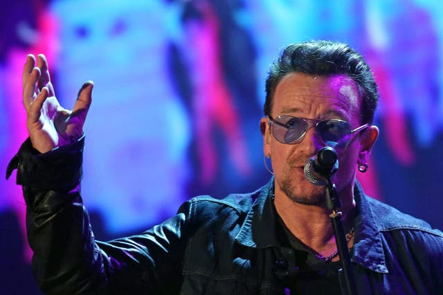 Bono said he receives good treatments for his eye condition