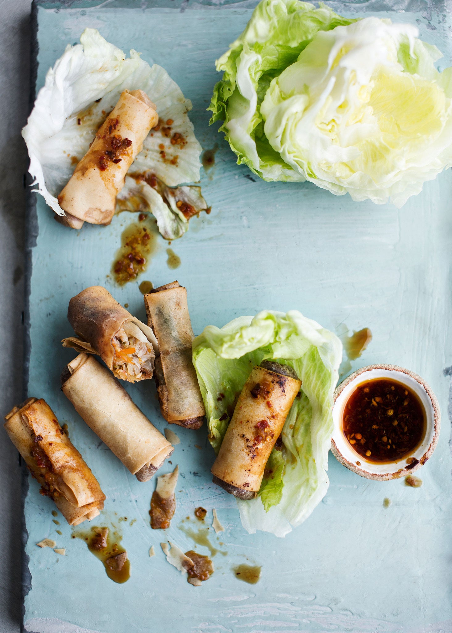 Fusion cooking: Crab spring rolls