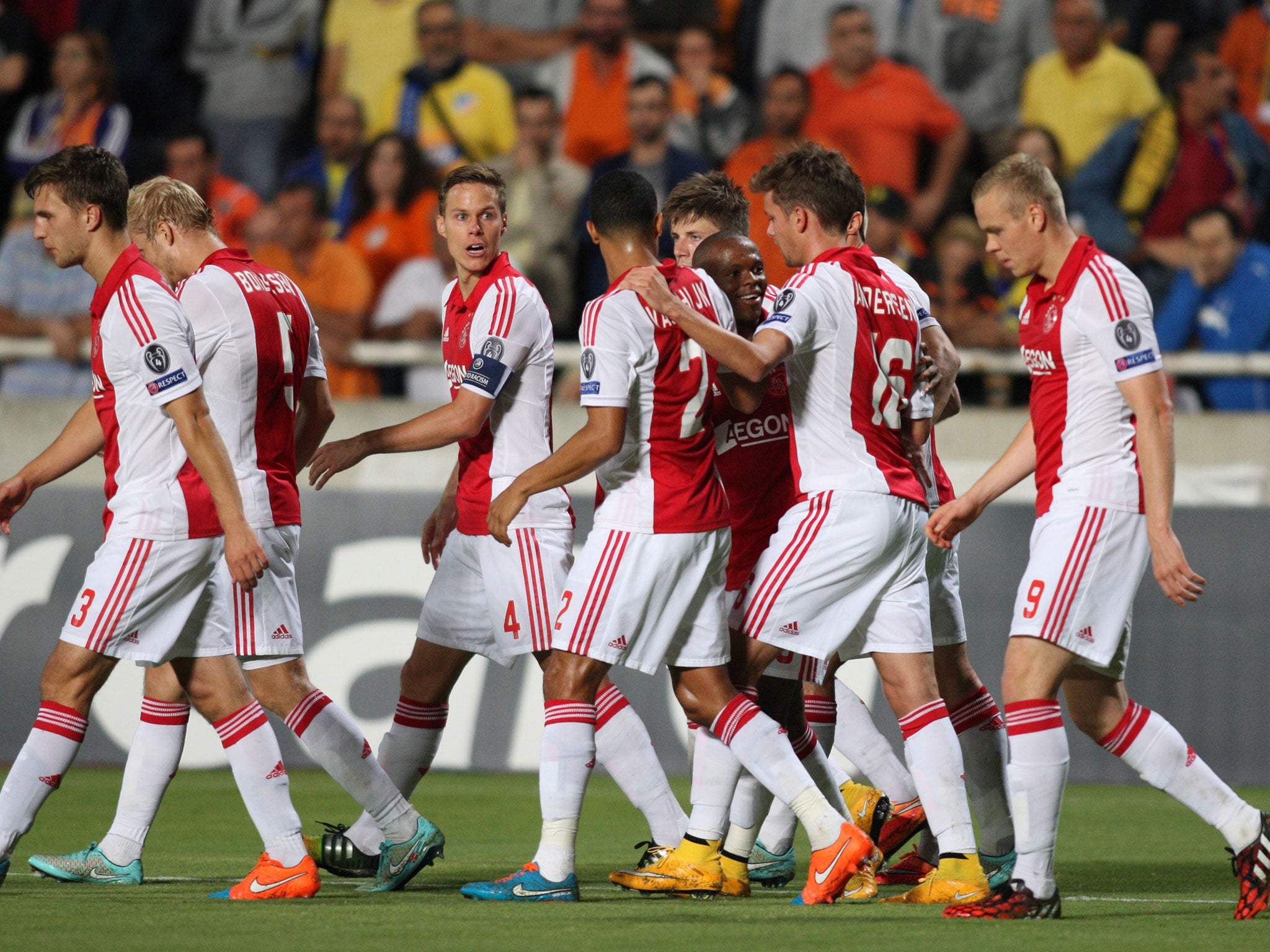 Ajax are currently second in Eredivisie