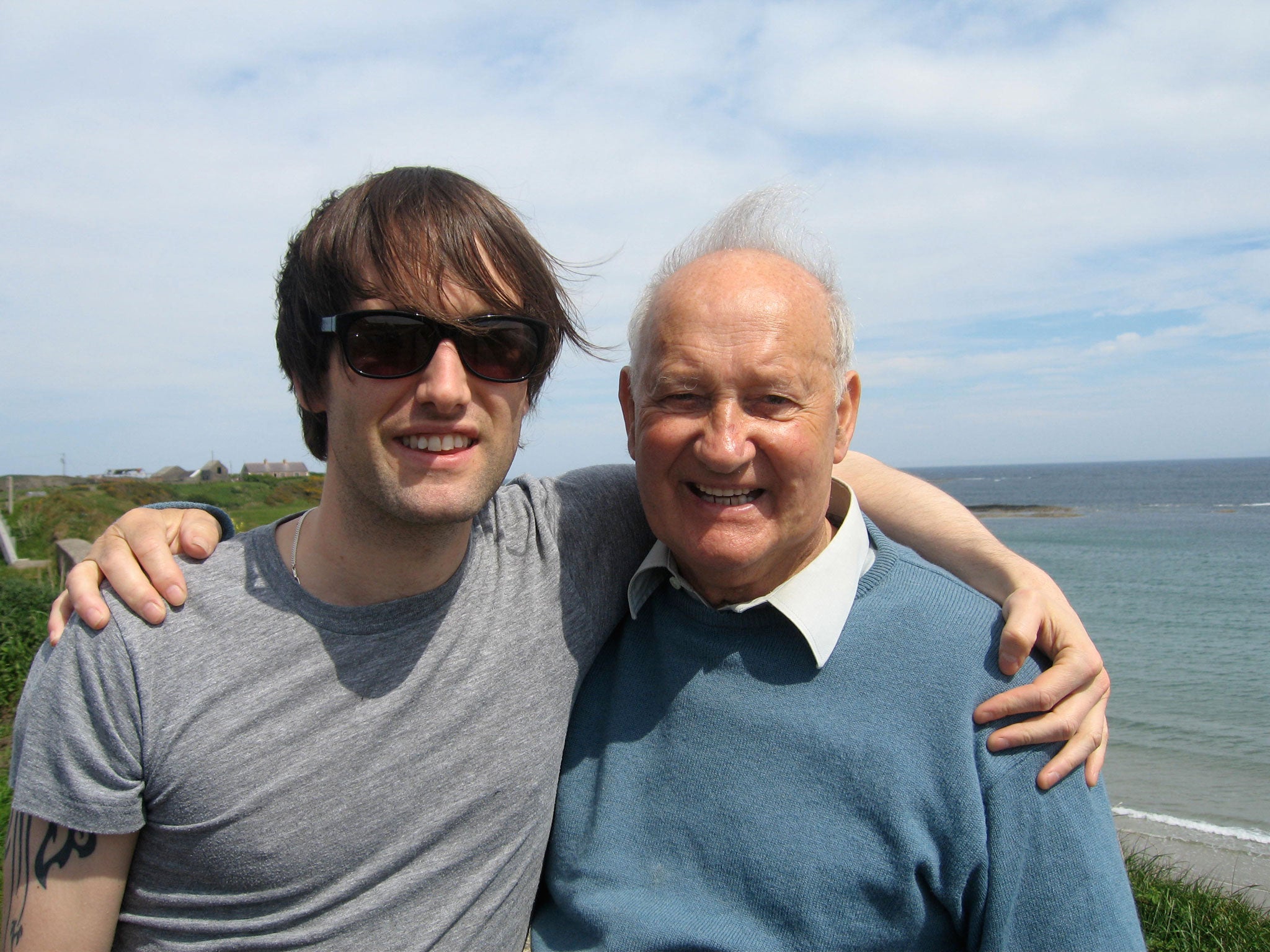 Tim Wheeler with his father George in happier times