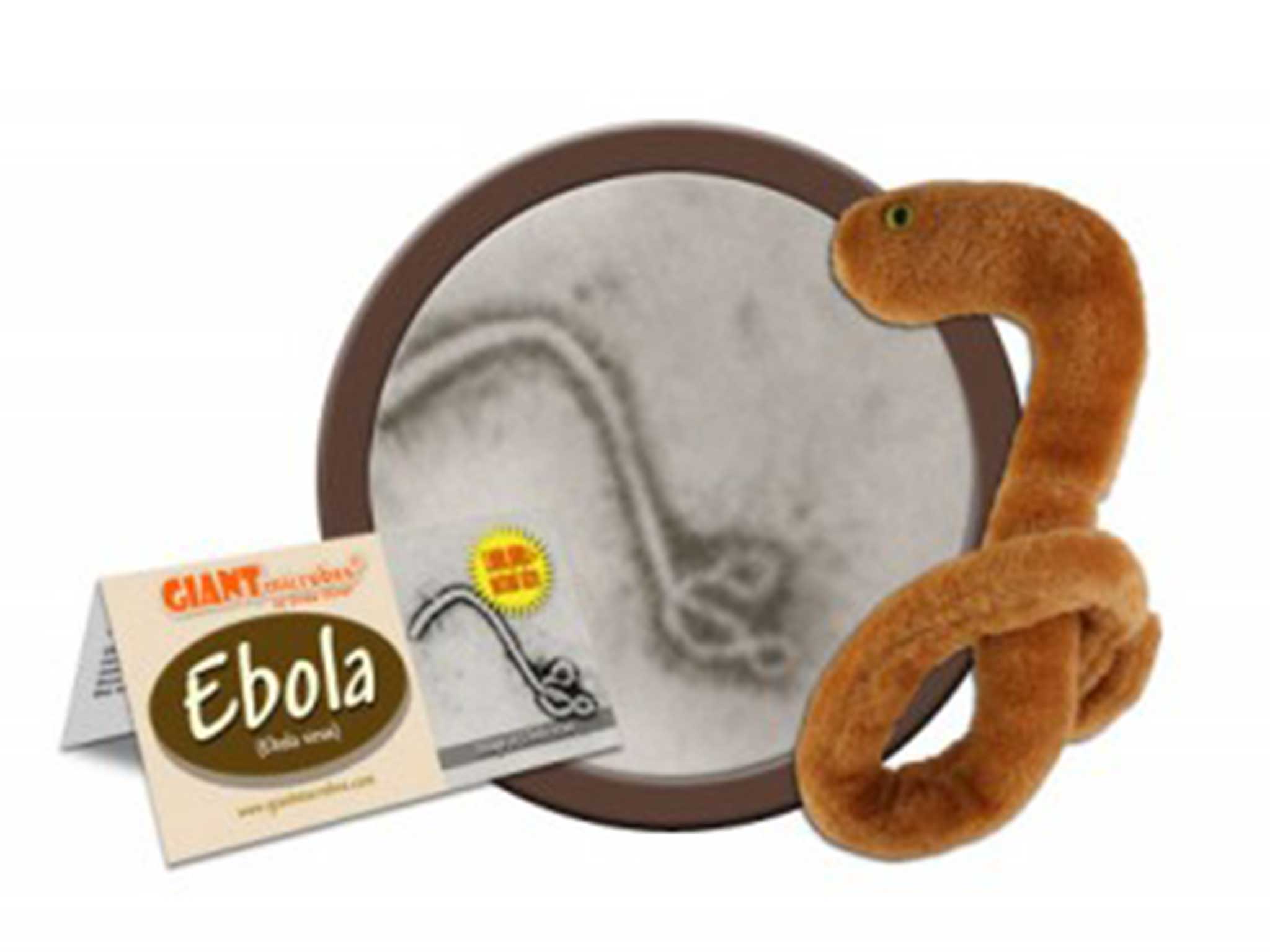 The Ebola-themed toys as advertised on the website