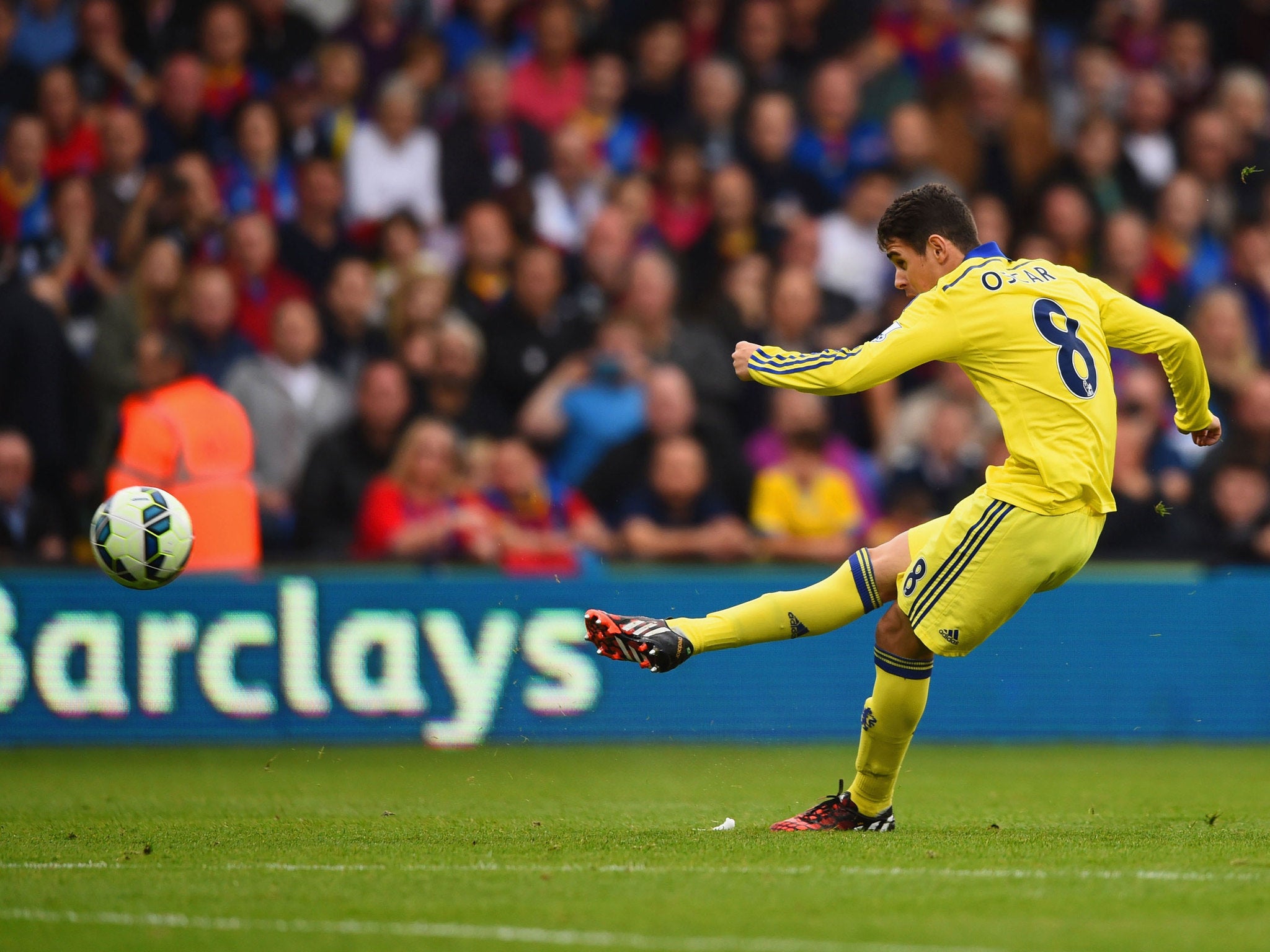 Oscar scores for Chelsea against Crystal Palace