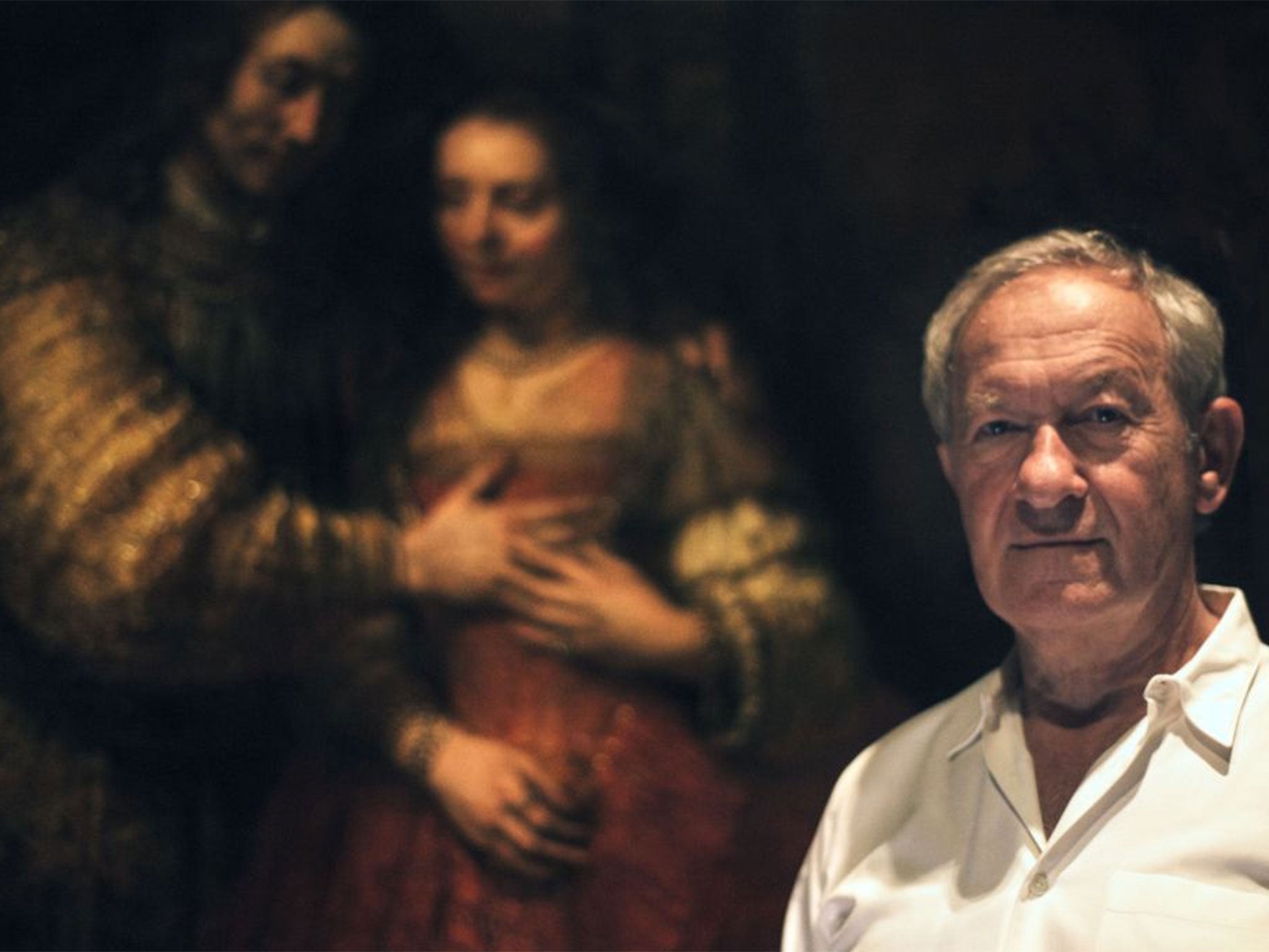 Wedding crasher: Simon Schama with Rembrandt’s ‘The Jewish Bride’ (c1665)