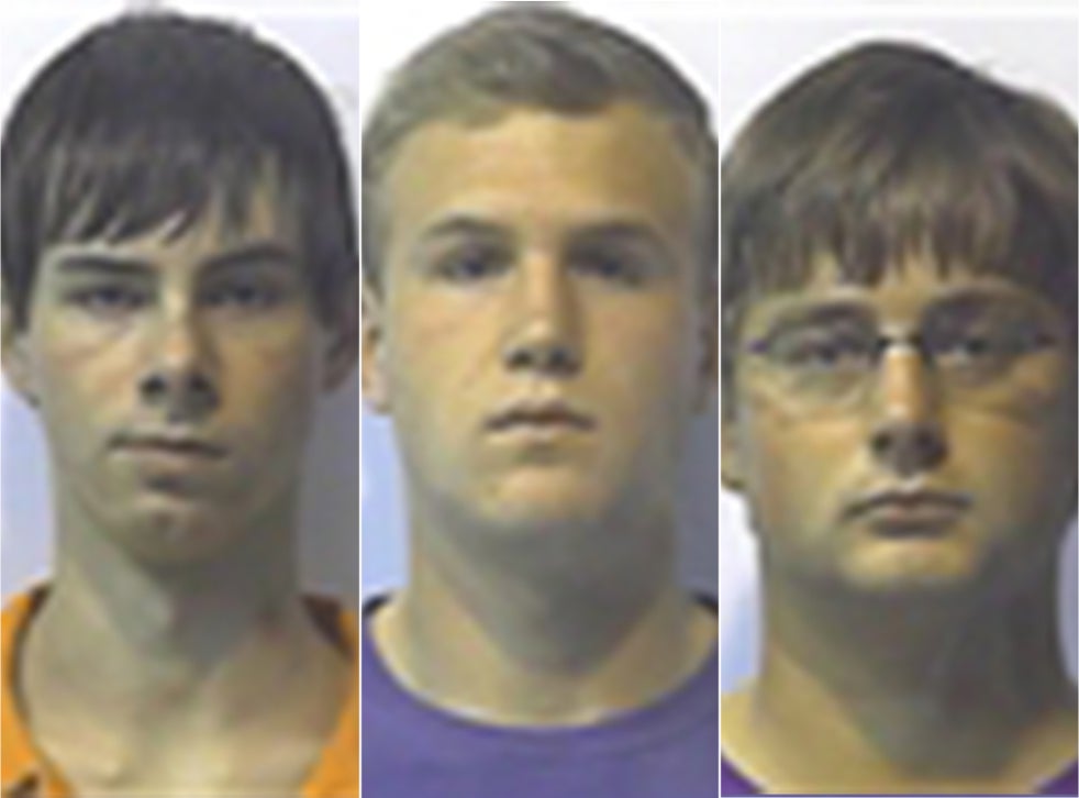 Samuel Miller, Tyler Perry and Dayton Ross Jones have all been held on $1m bail 