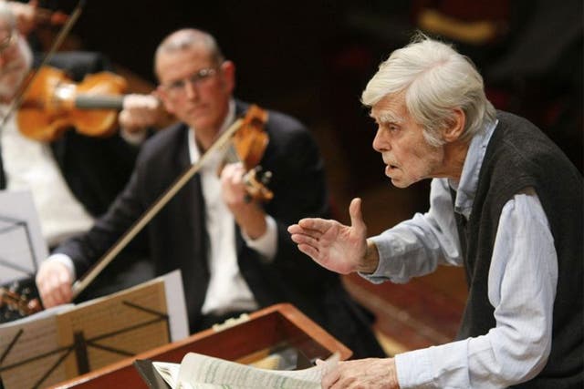 Brüggen leads the Orchestra of the Eighteenth Century in 2010