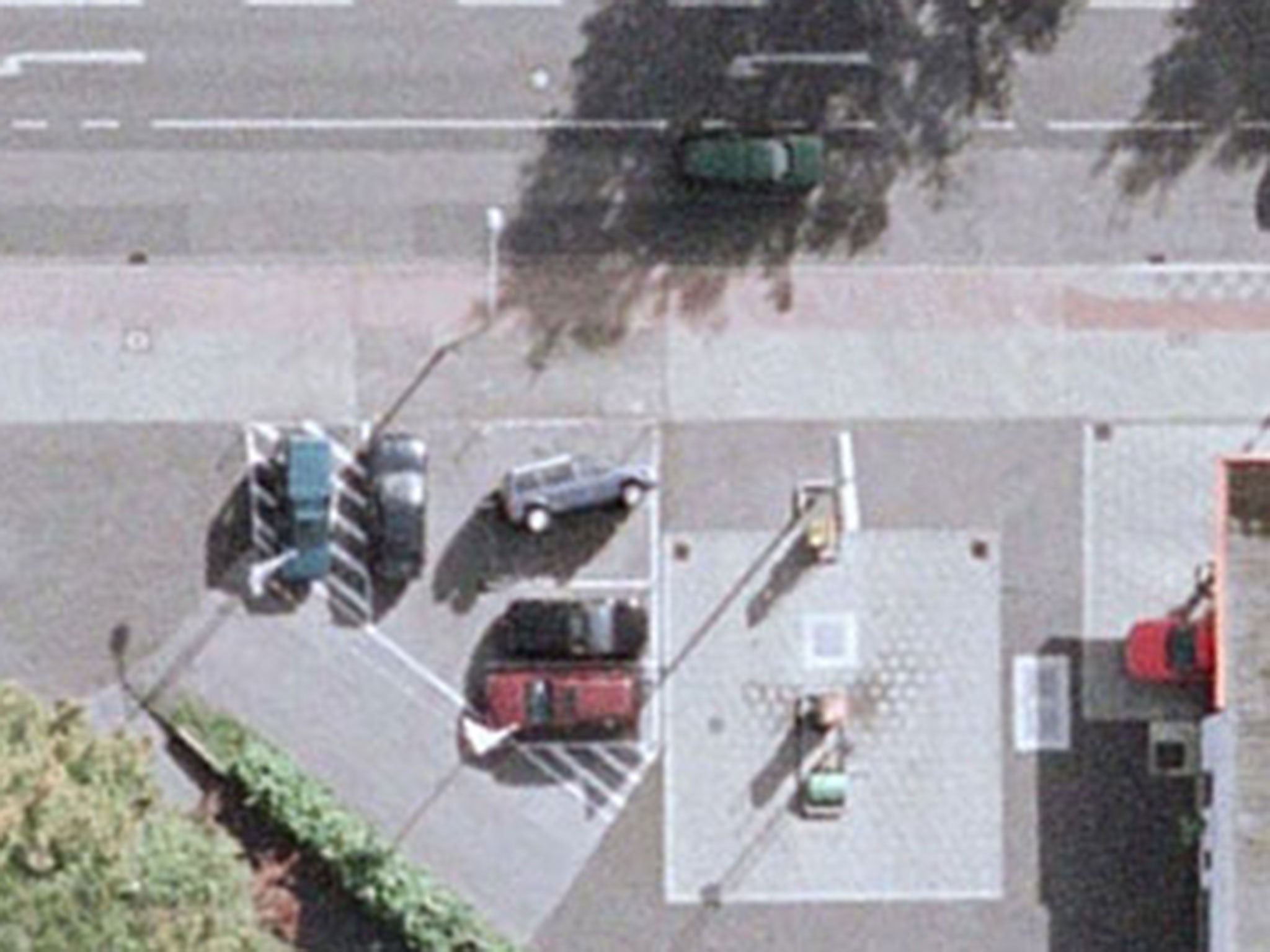 A view of car-tipping from space
