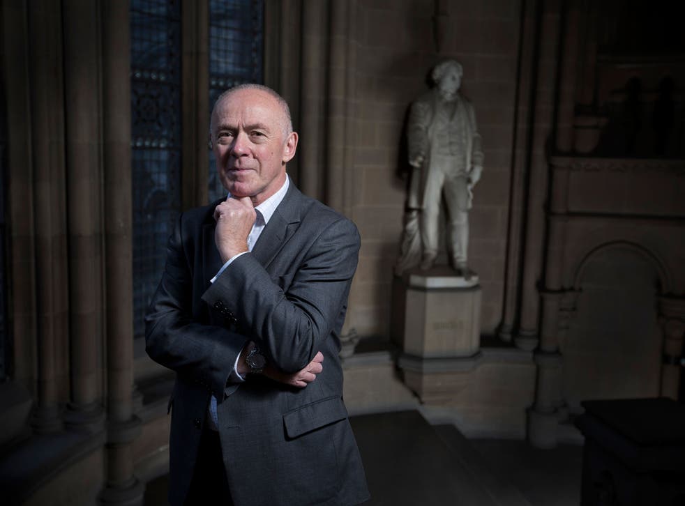 Sir Richard Leese, at Manchester Town Hall, wants a greater say over health, social care and public transport