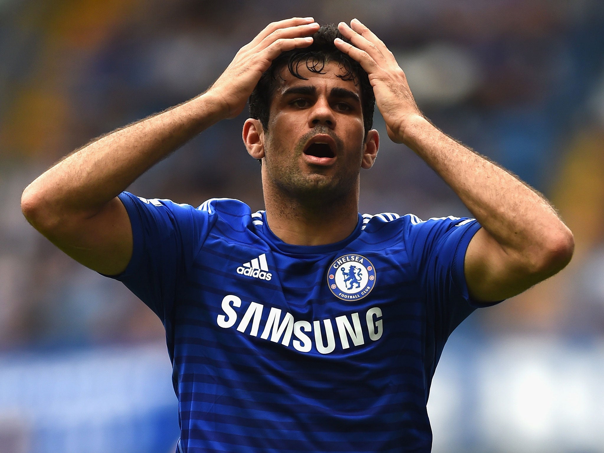 Chelsea striker Diego Costa has not played since returning from Spain duty