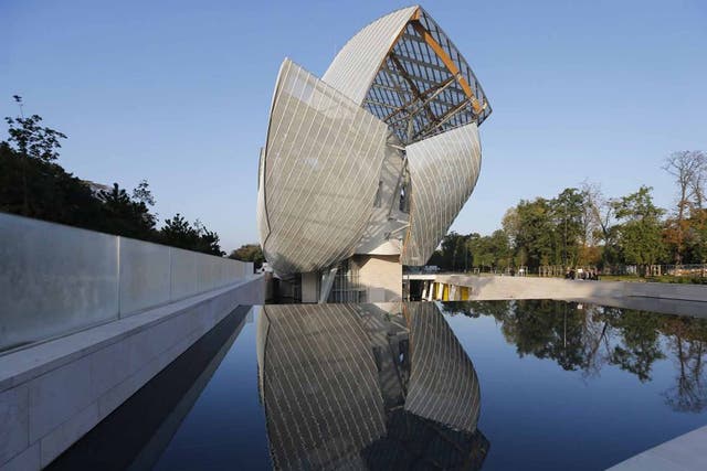 The new Fondation Louis Vuitton in the Jardin d'Acclimatation in Paris