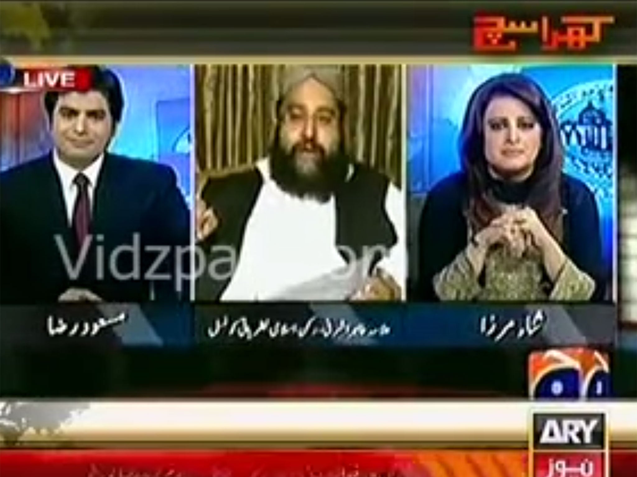 Hafiz Tahir Ashrafi appeared on a late night television talk show where he criticised the actions of former cricketer Imran Khan