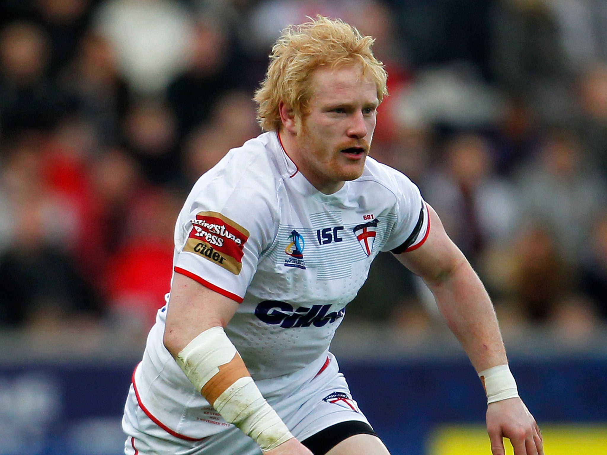 James Graham in action for England