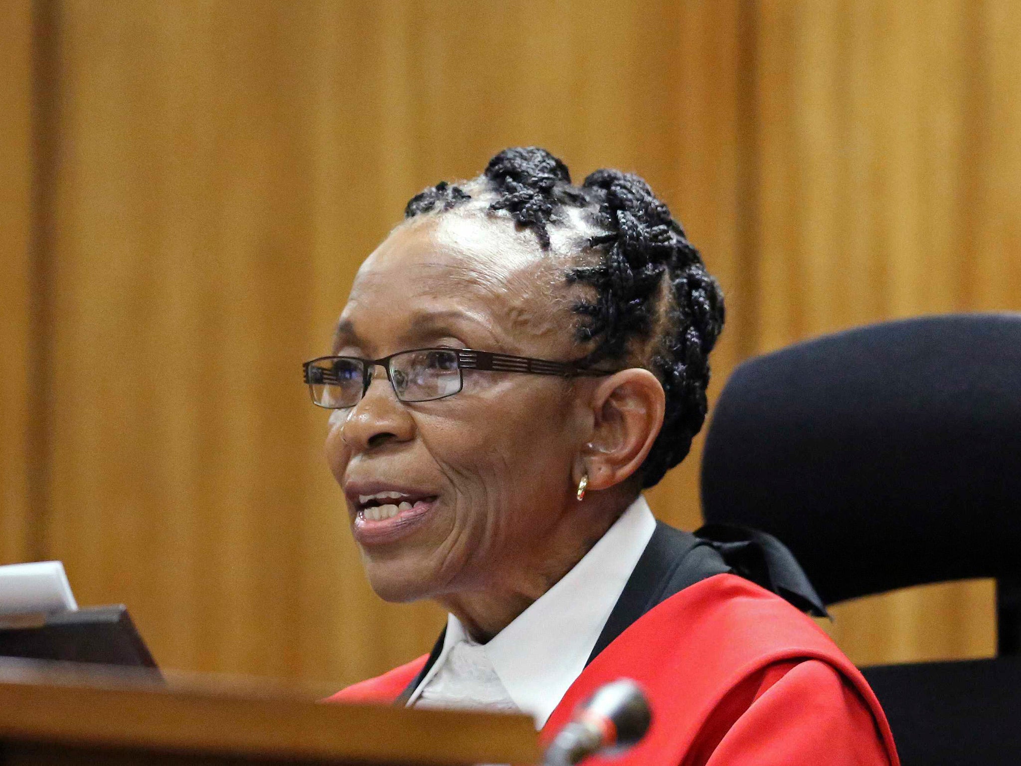 Judge Thokozile Masipa sentenced Oscar Pistorius on Tuesday