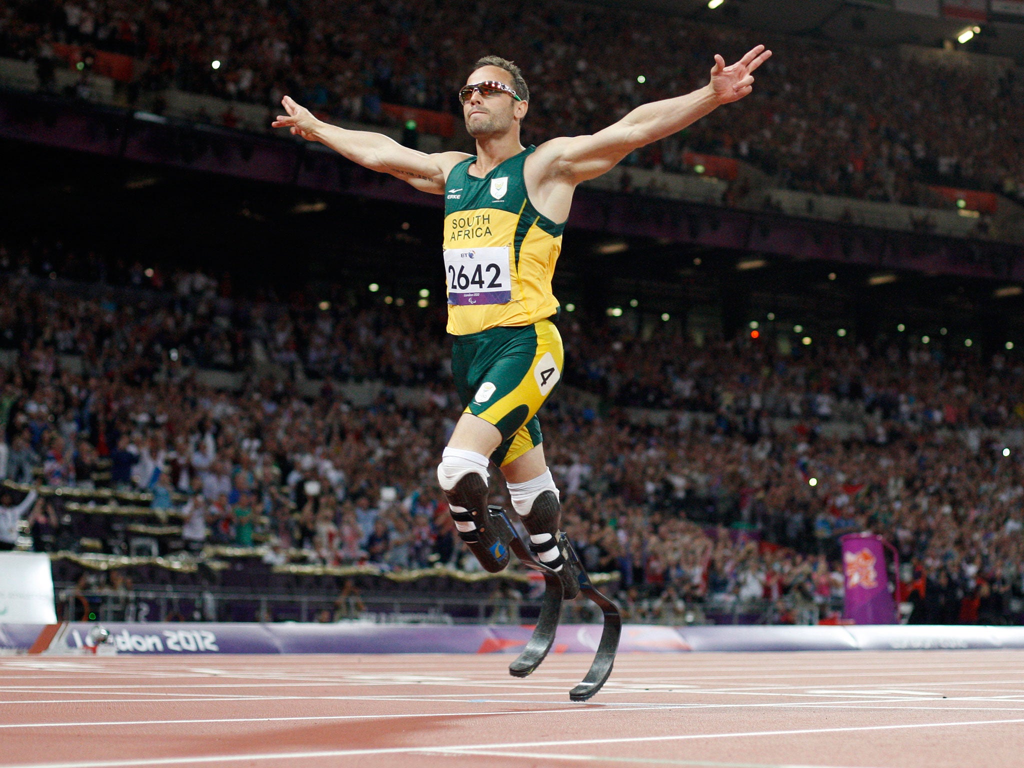 Oscar Pistorius wins gold at the London 2012 Paralympics