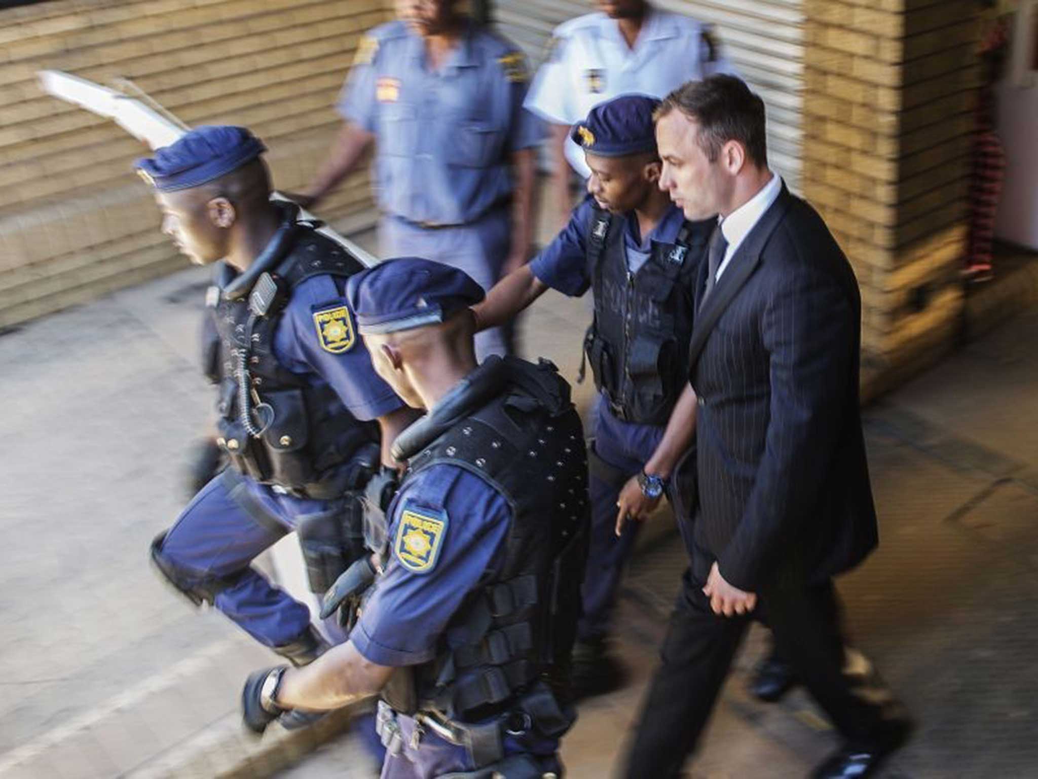 Pistorius leaves Pretoria High Court to be taken to prison