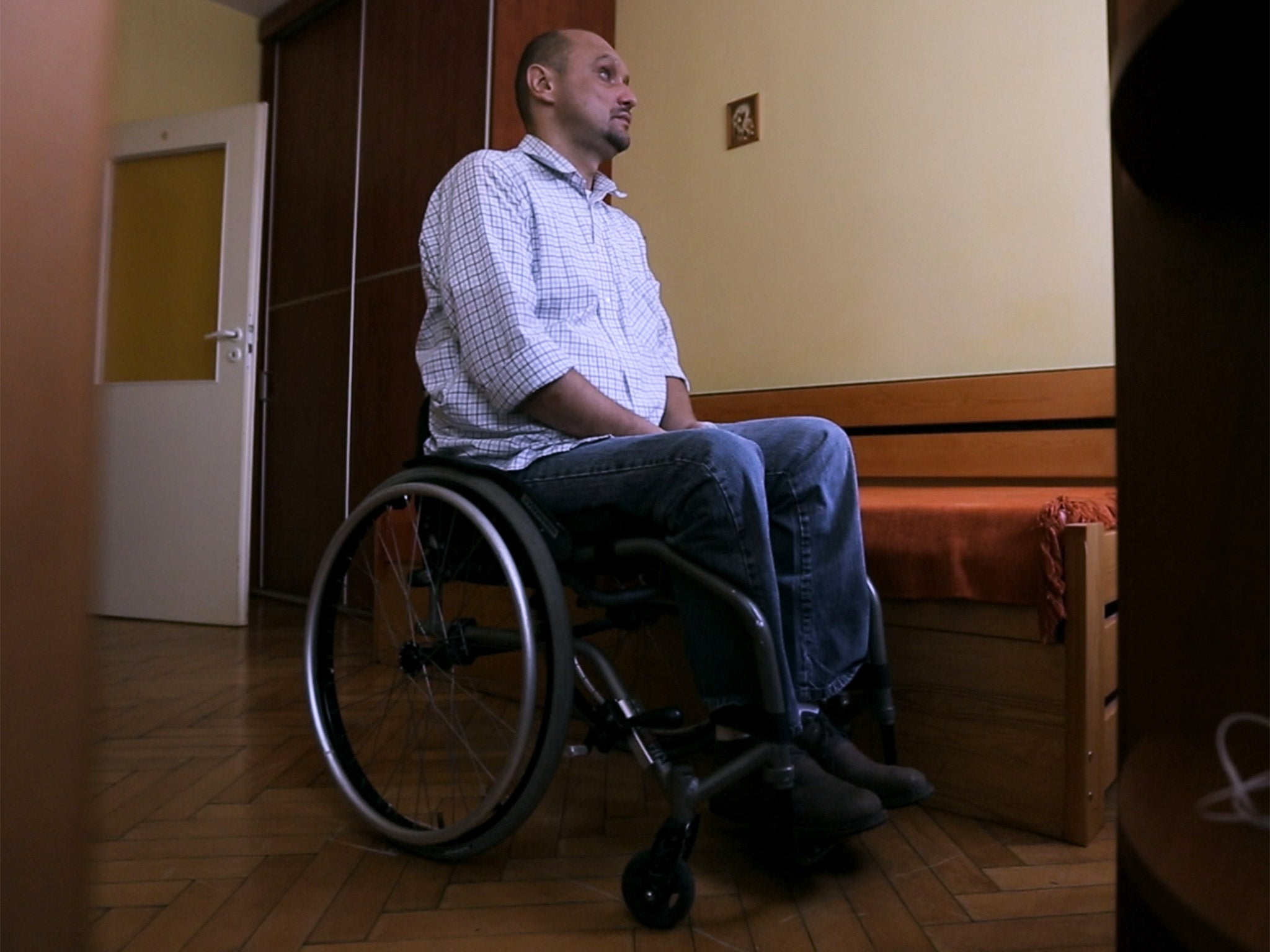 New hope: Darek Fidyka, who has been able to walk again thanks to pioneering treatment