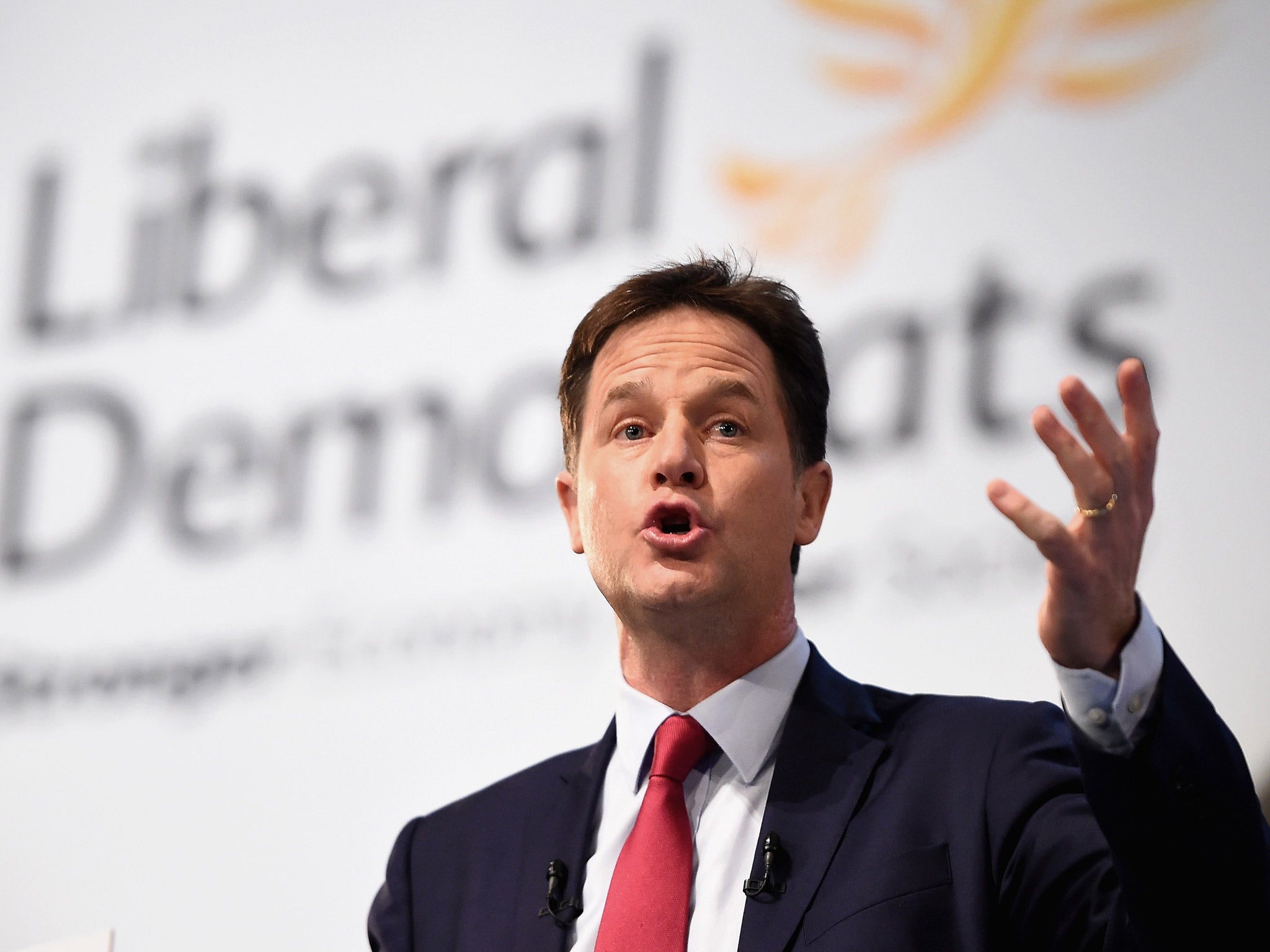 Nick Clegg's party denied claims that the document was leaked deliberately