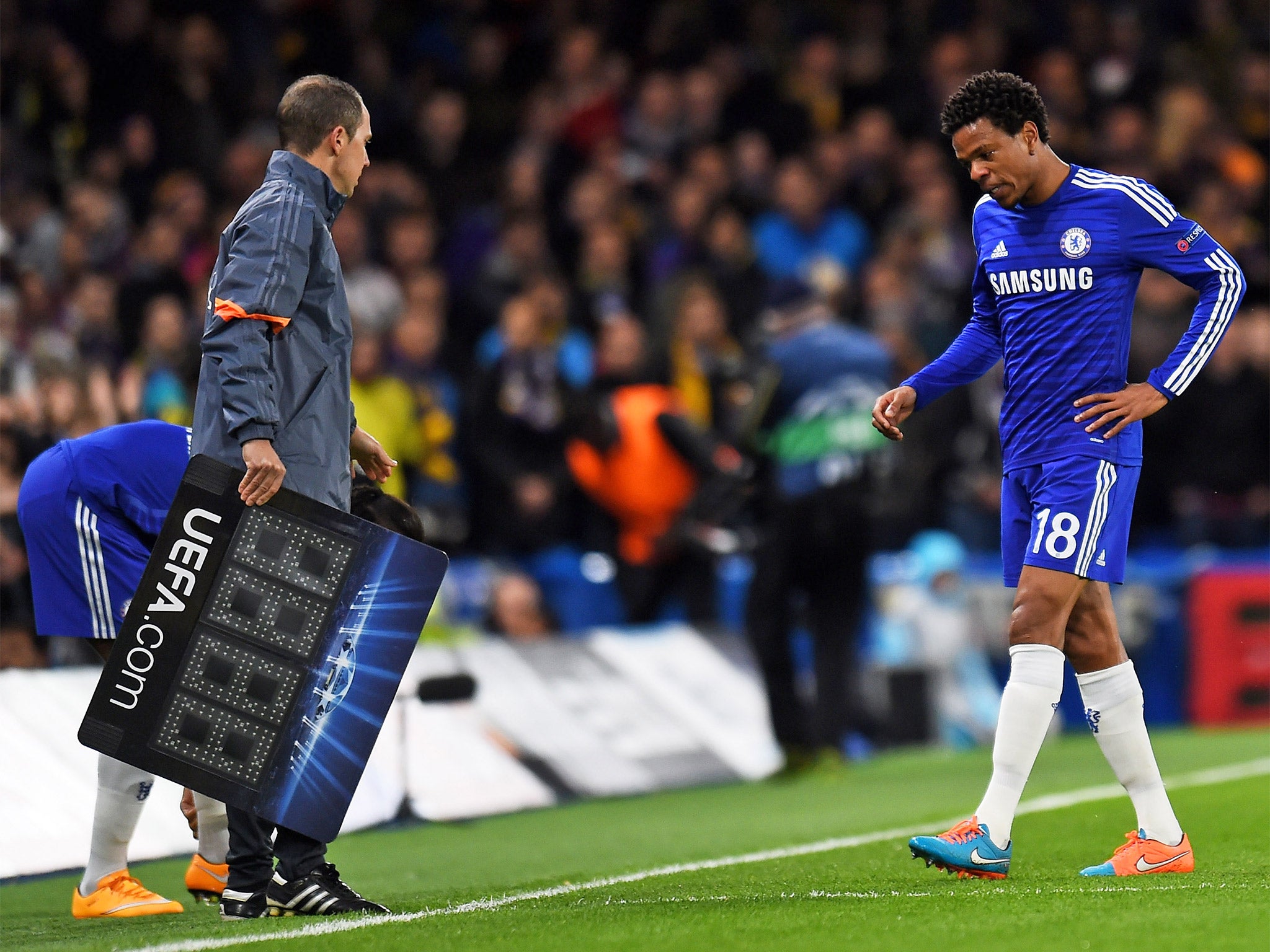 Loic Remy limps off shortly after scoring