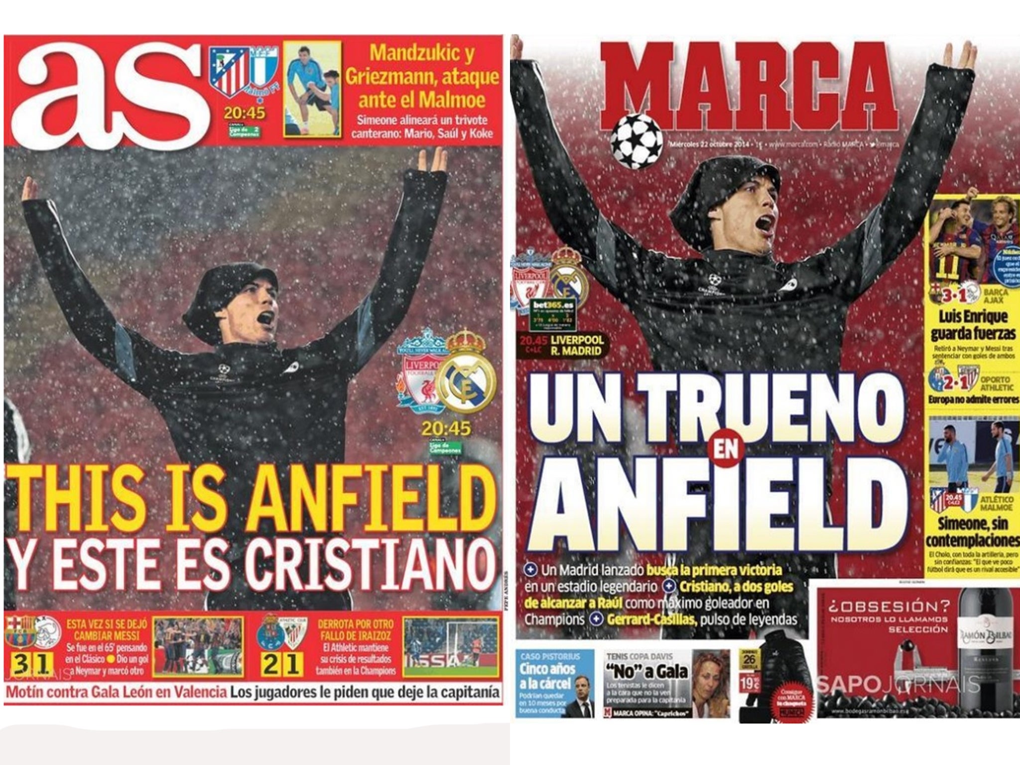 A view of today's Spanish papers