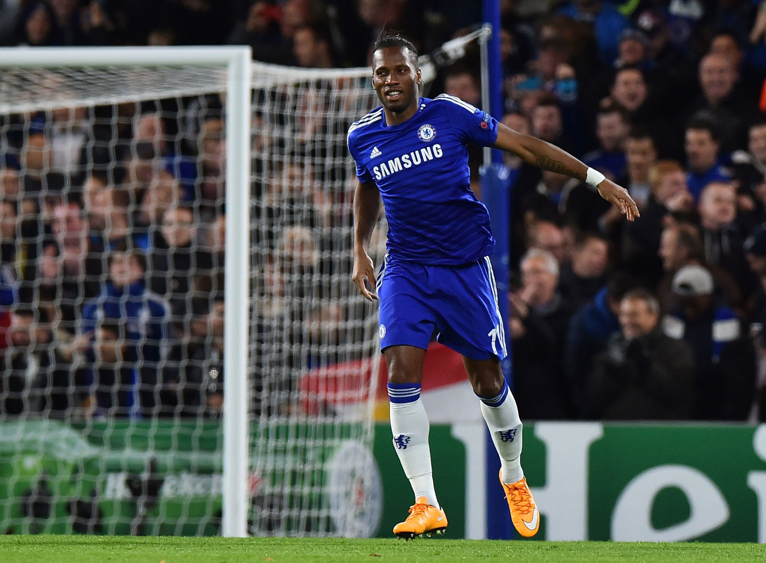 Drogba’s record against United is relatively poor. In 19 games against them he has scored just three goals