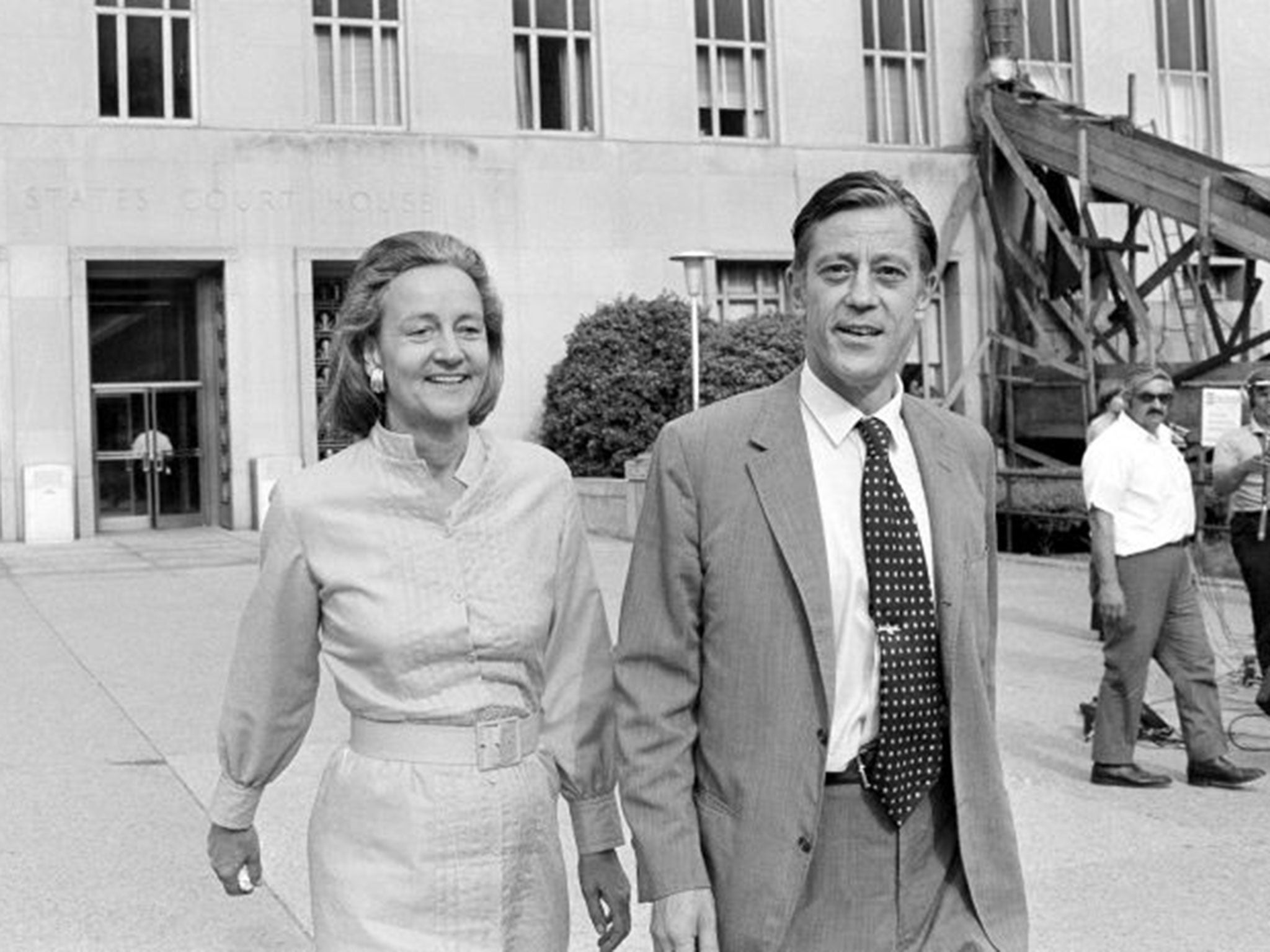 Bradlee with the ‘Washington Post’ owner Katharine Graham in 1971; the pair forged a bond of trust and unity