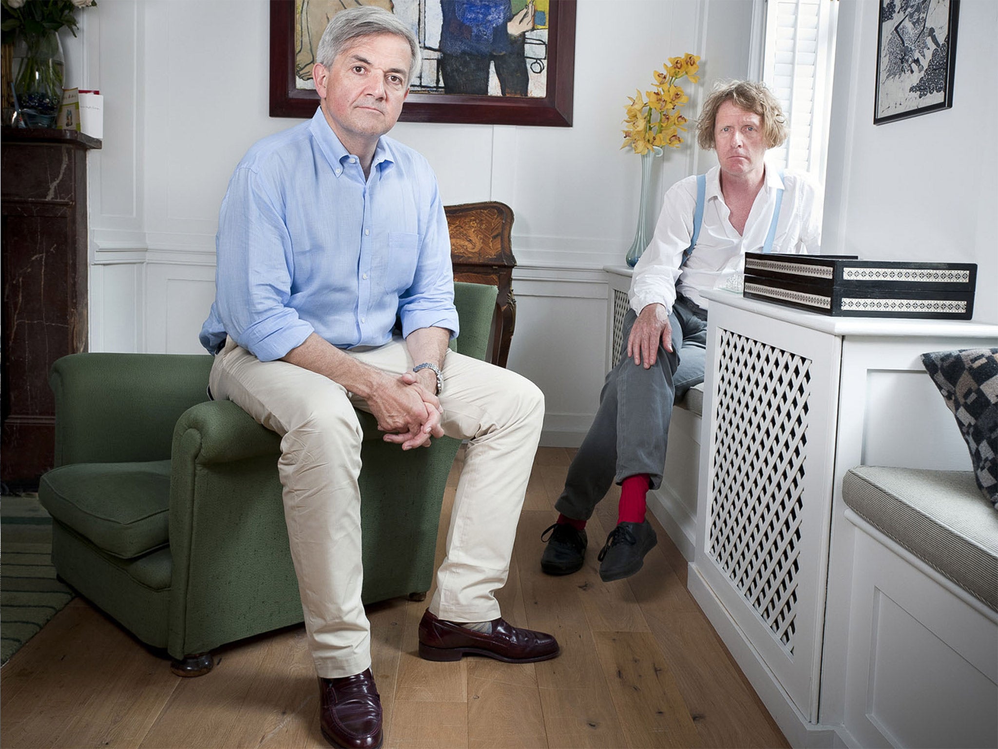 In the frame: Chris Huhne featured in Grayson Perry’s ‘Who Are You?’