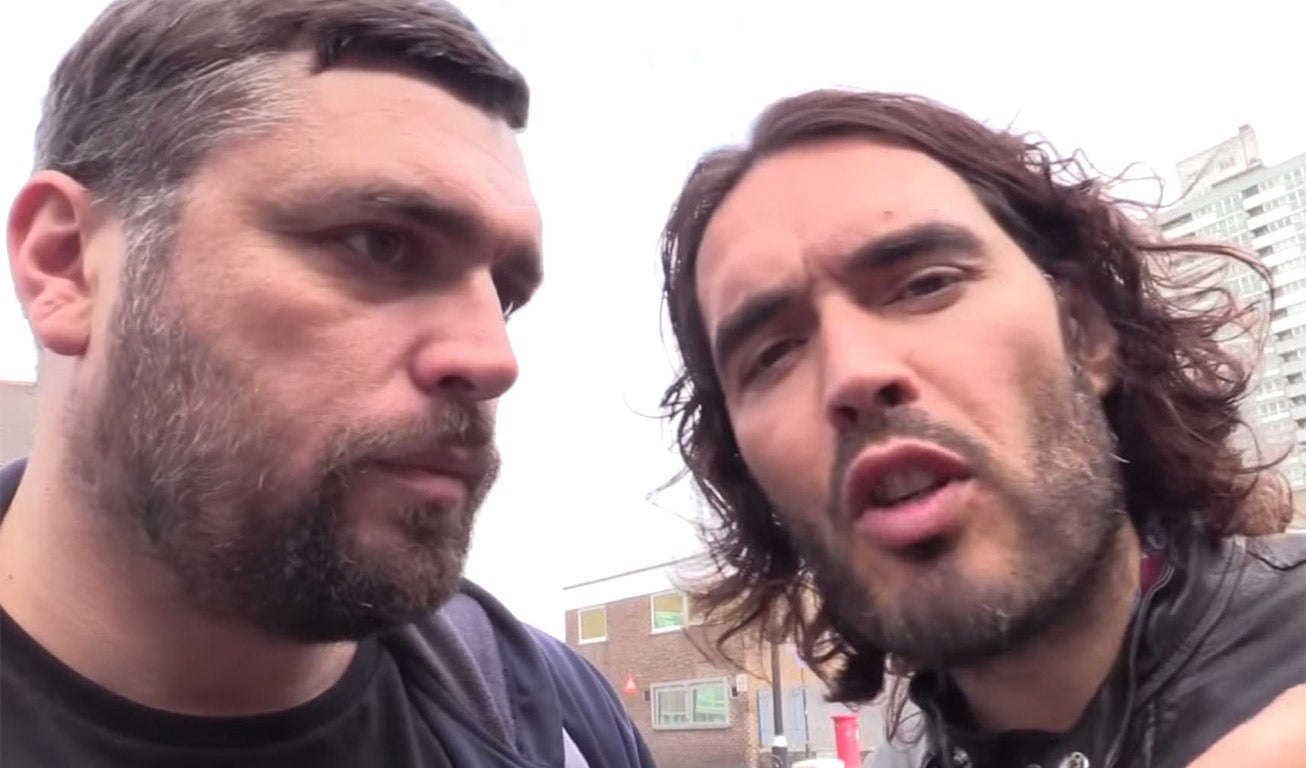 Laurence Easeman and Russell Brand