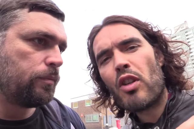 Laurence Easeman and Russell Brand