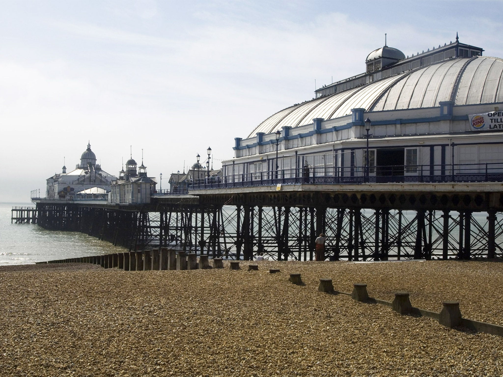 Eastbourne Pier was destroyed in a fire in June