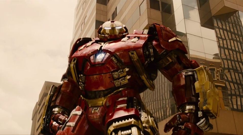 The Hulkbuster armour makes an appearance