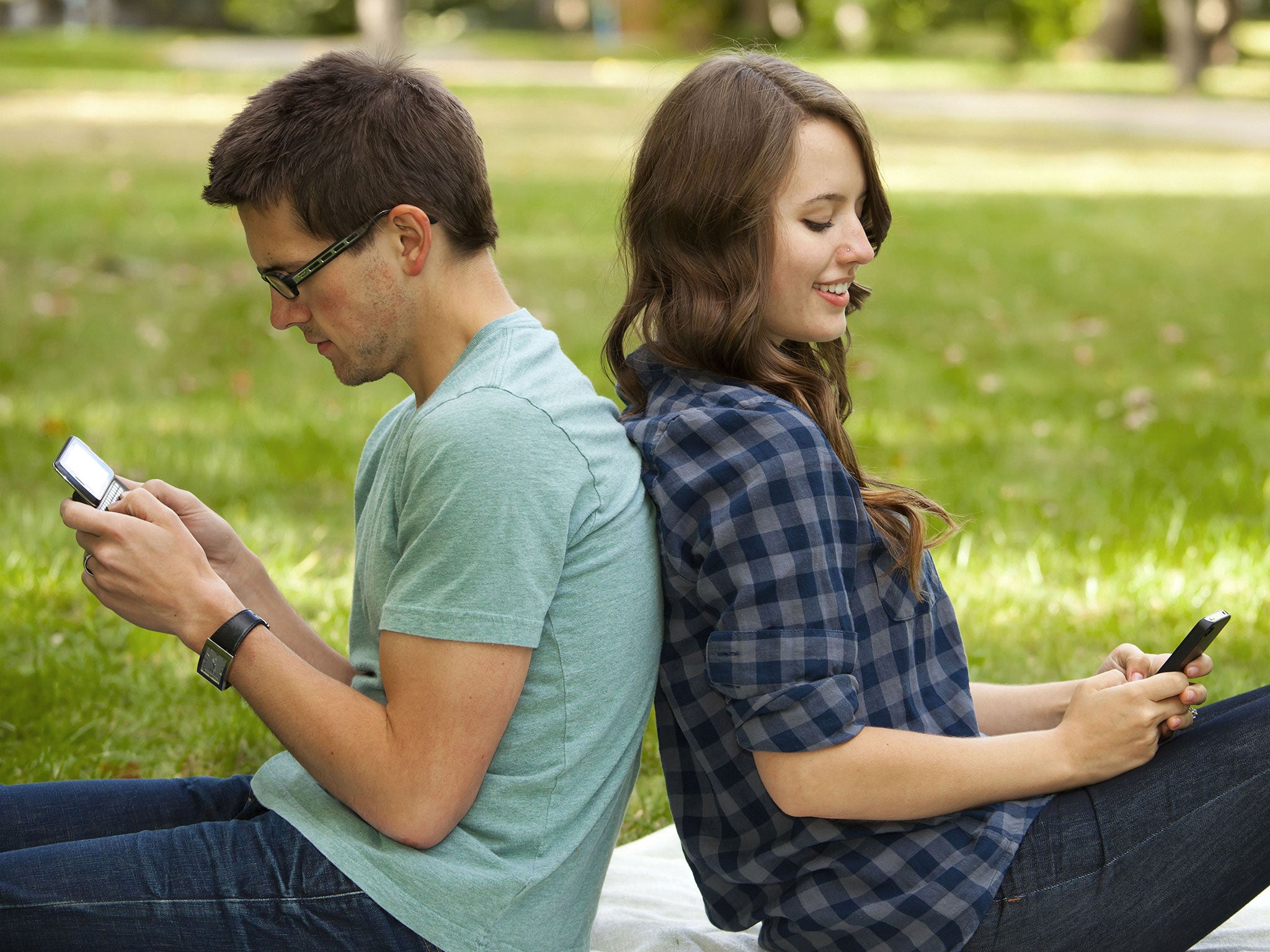 Text messaging changes as a relationship evolves