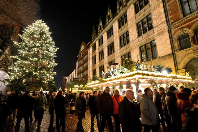 Feeling festive: one of Hanover's Christmas markets 