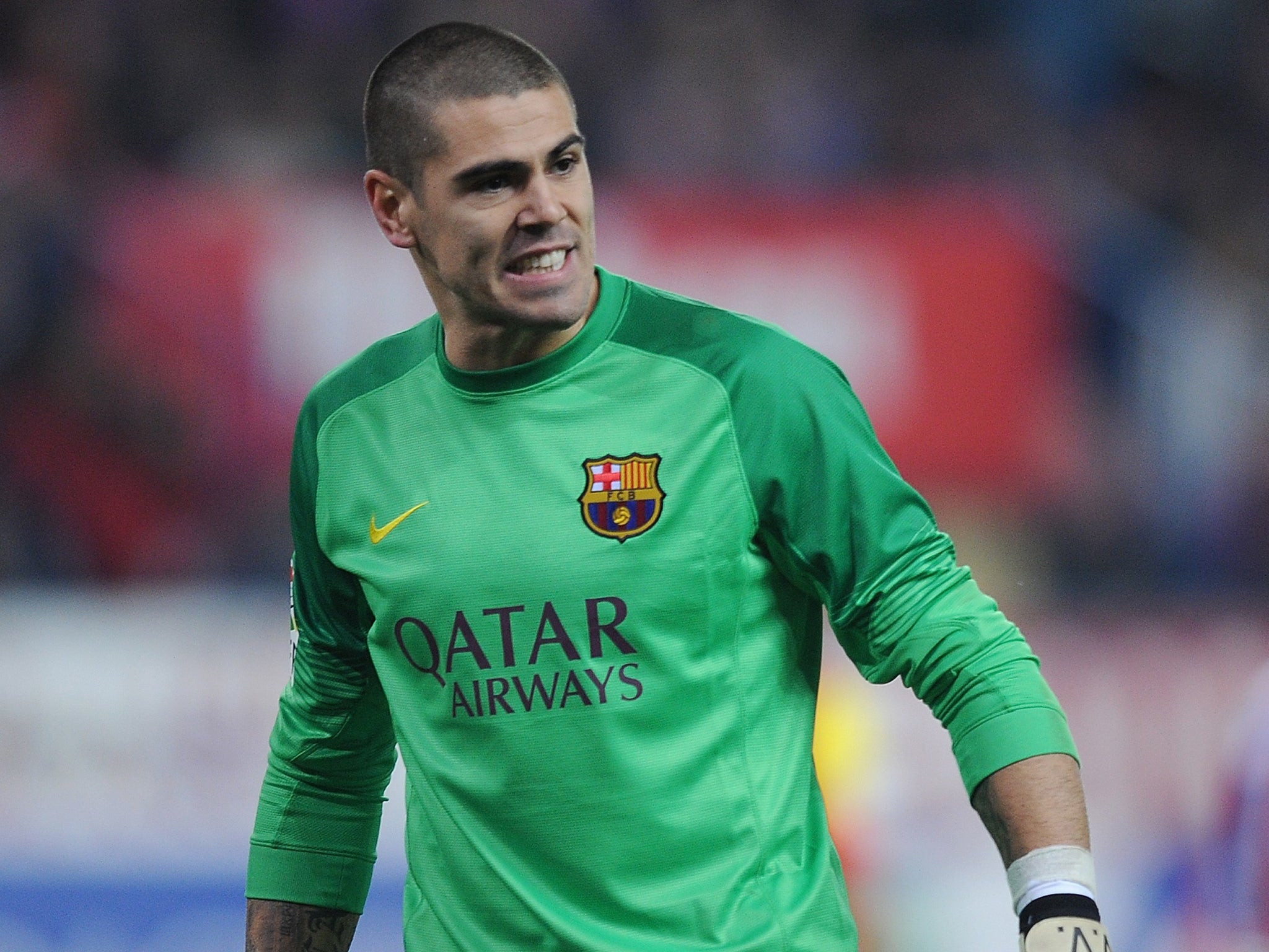 United’s manager, Louis van Gaal, gave Victor Valdes his Barcelona debut as a 20-year-old in 2002