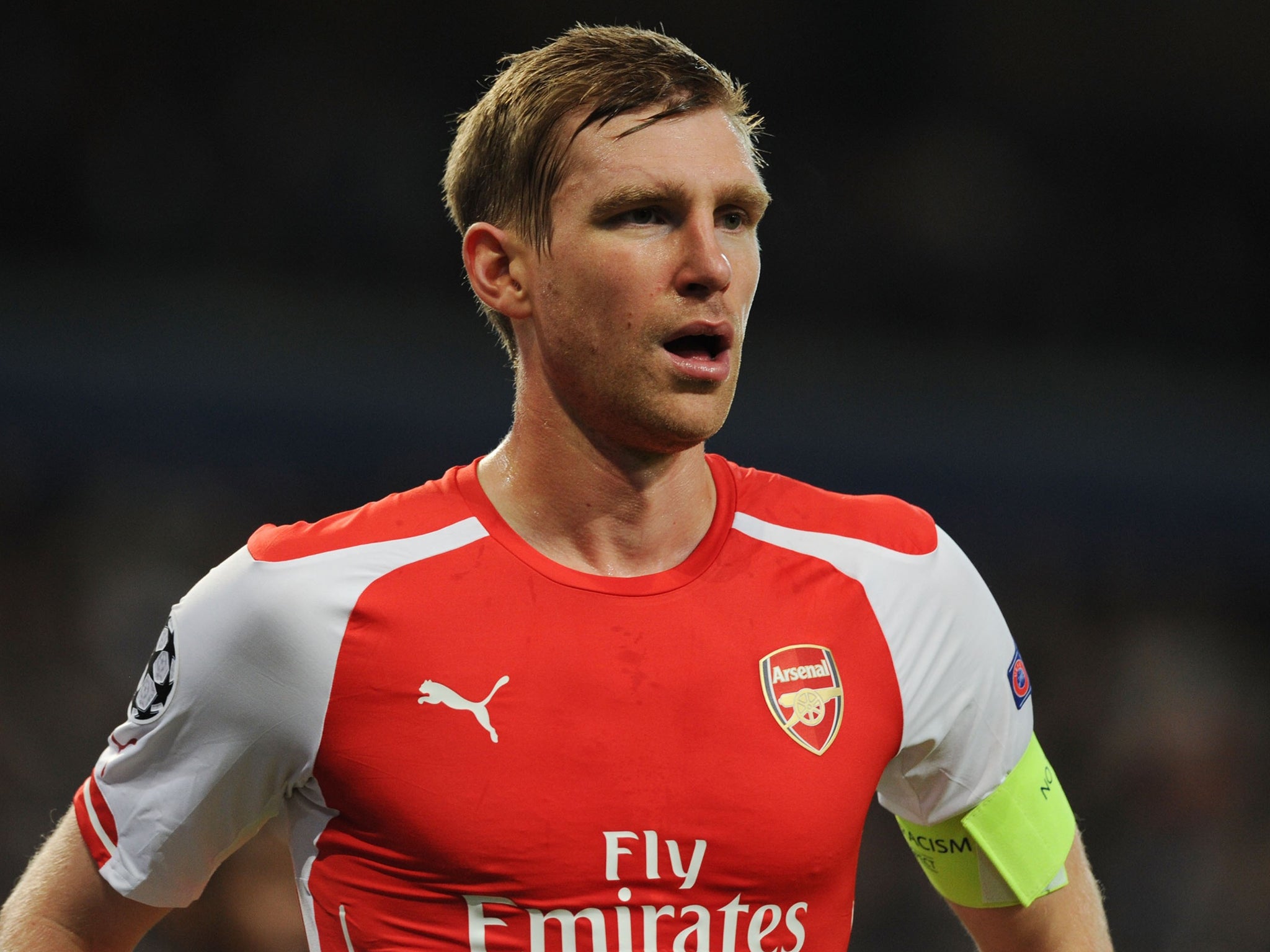 ‘It is nearly 100 days after the World Cup, time to raise the bar,’ says Per Mertesacker