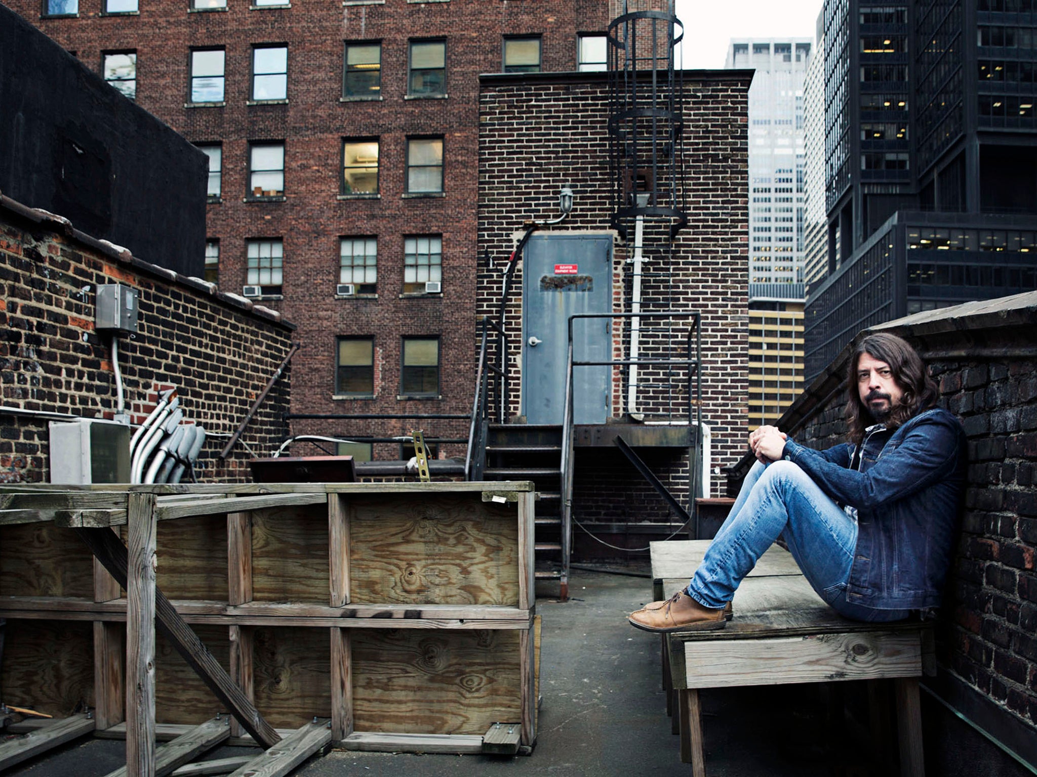 Top of the world: Dave Grohl in New York