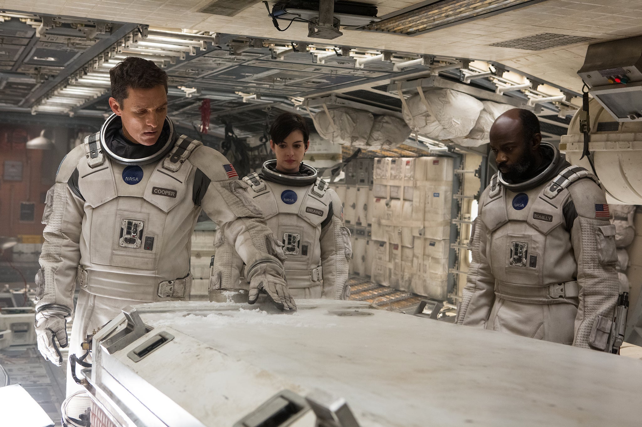 Matthew McConaughey and Anne Hathaway will be discussing new film Interstellar on the Graham Norton Show