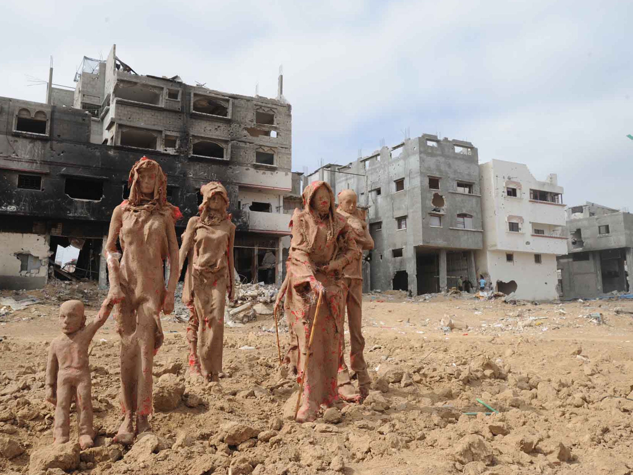Iyad Sabbah’s 'Worn Out' installation in Gaza