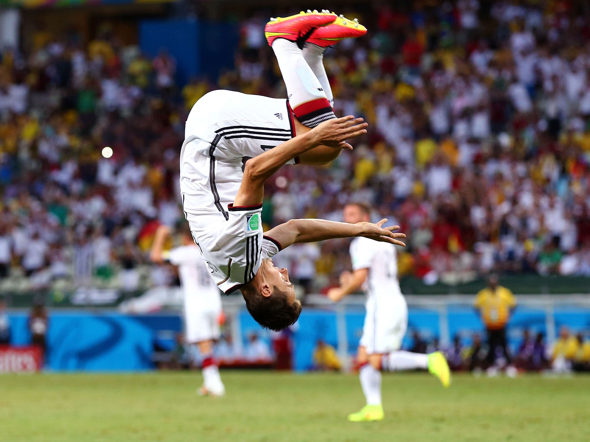 Miroslav Klose’s celebration is copied around the world