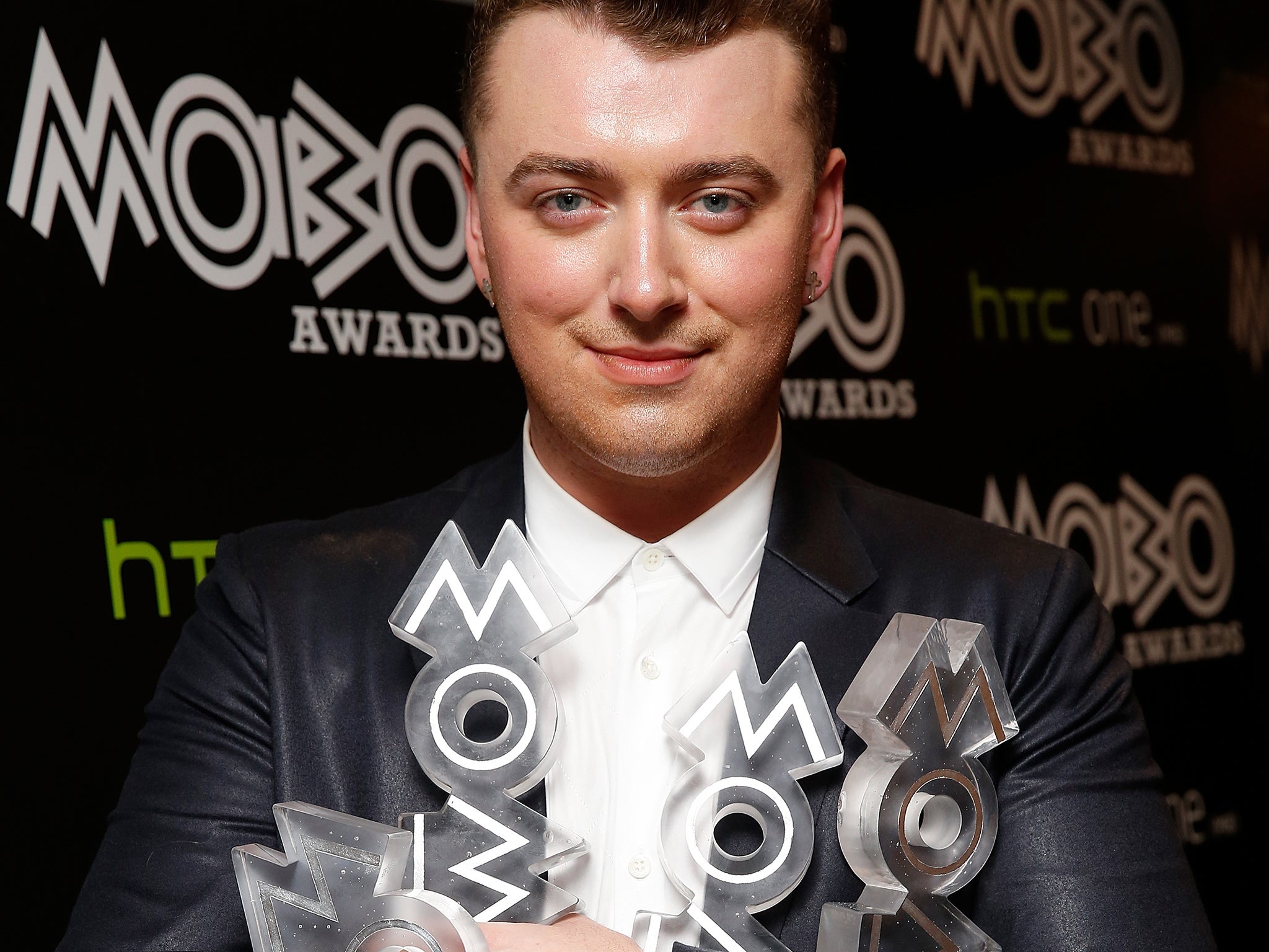 Soul singer Sam Smith cleared up at the Mobo awards this week