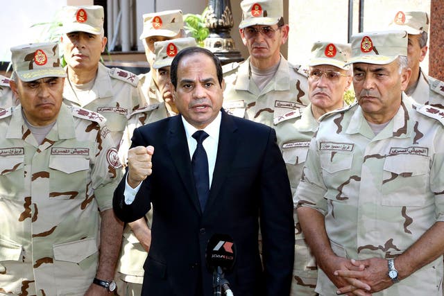 Al-Sisi launches three days of mourning following the two attacks in the Sinai Peninsula