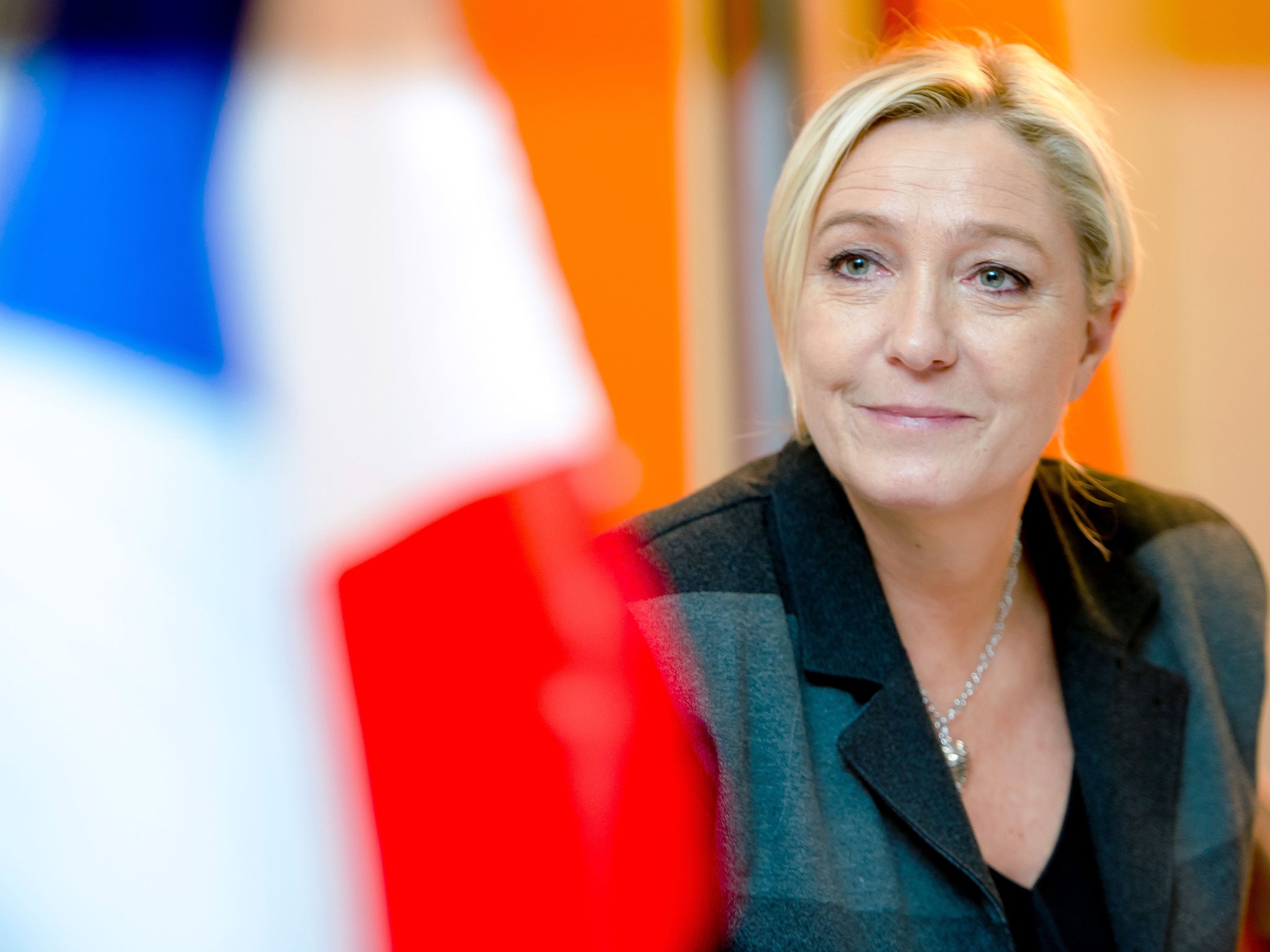 Marine Le Pen heads up the right-wing Front National Party in France
