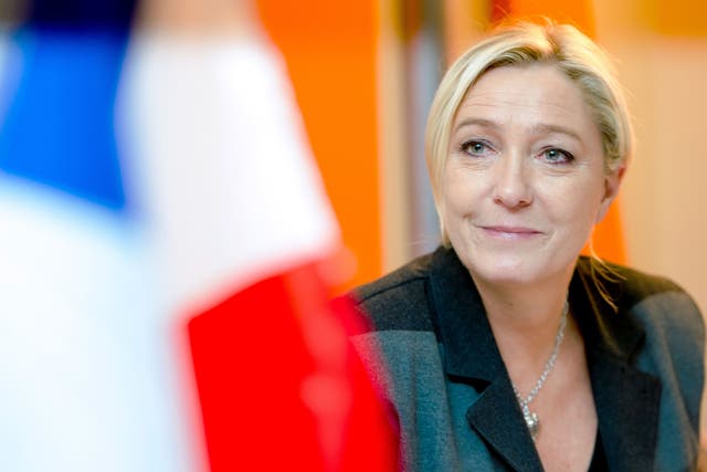 Marine Le Pen heads up the right-wing Front National Party in France