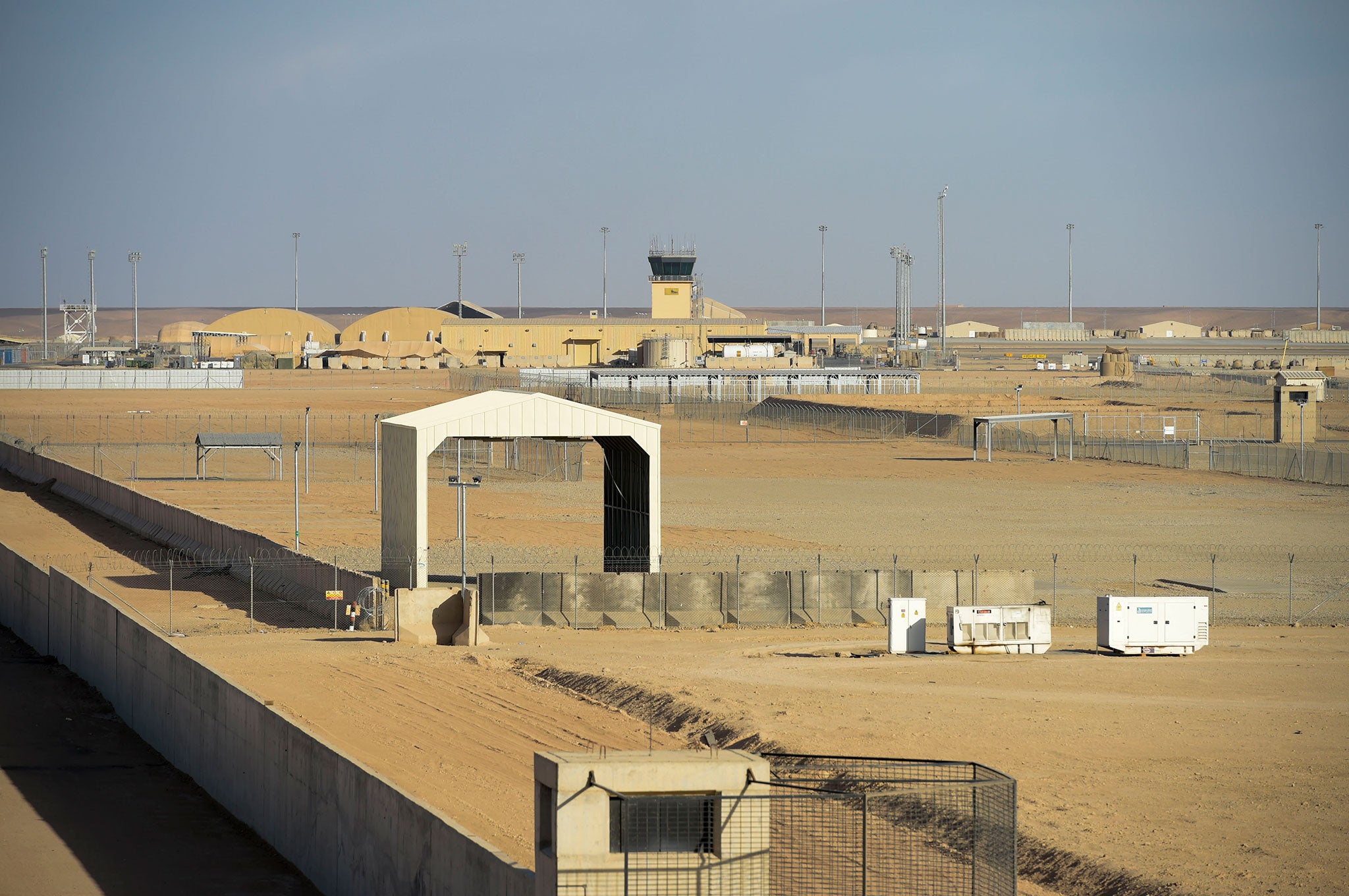 File photo dated 25/10/14 of deserted roads and compounds at Camp Bastion, Helmand Province, Afghanistan, as the British base becomes devoid of soldiers