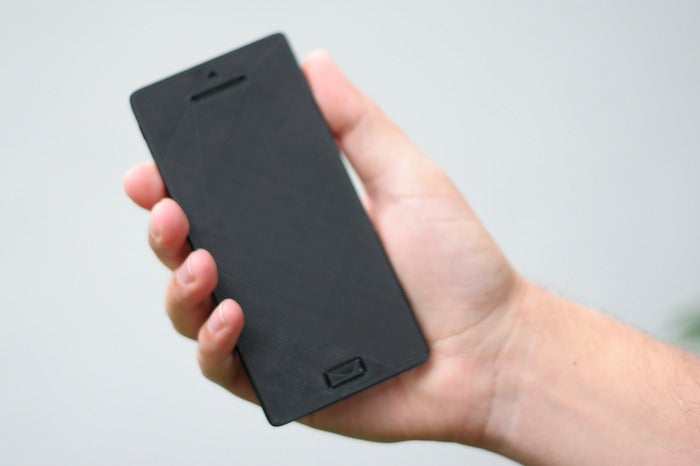 The NoPhone is a functionless lump of 3D-printed plastic